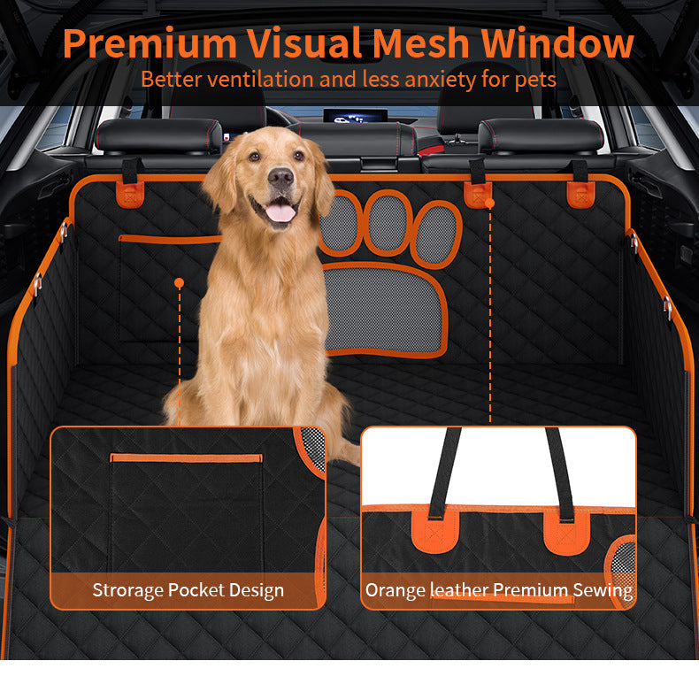 Waterproof Car Backseat Pet Mat – Durable Dog Seat Cover & Travel Protector